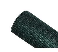 MAILLESTORE Brise-Vue 85% - Vert/Noir - 130gr/m² - sans Boutonnières Vert/Noir 1m x 3m
