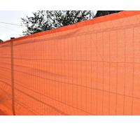 Maillestore Brise-Vue 90% - Orange - 185g/m² - Boutonnières 2m x 10m Orange