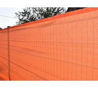 Maillestore Brise-Vue 90% - Orange - 185g/m² - Boutonnières 2m x 5m Orange