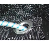 MAILLESTORE Filet de Benne Fini - avec Sandow Noir 3m x 4m