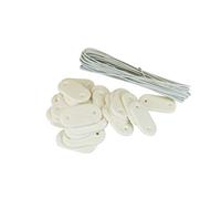 Maillestore Kit de Fixation Brise-Vue - 26 pastilles + 4m de Fil Blanc 1 kit