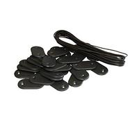 Maillestore Kit de Fixation Brise-Vue - 26 pastilles + 4m de Fil Gris foncé 1 kit