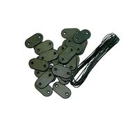 MAILLESTORE Kit de Fixation Brise-Vue - 26 pastilles + 4m de Fil Vert 1 kit