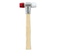 Halder Maillet BASEPLEX 3968.030 – Nylon/acétate, boîtier zinc moulé, manche bois, D30 mm