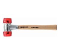 Halder Maillet BASEPLEX 3906.050 – Acétate de cellulose, boîtier zinc moulé, manche bois Ø50 mm