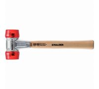 Maillet BASEPLEX, Acétate de cellulose / acétate de cellulose avec boîtier en zinc moulé et manche en bois - D=50 mm - 3906.050