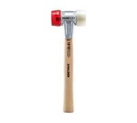 Halder Maillet BASEPLEX 3968.030 – Nylon/acétate, boîtier zinc moulé, manche bois, D30 mm