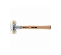 Halder Maillet BASEPLEX 3908.025 G – Nylon/nylon, boîtier zinc moulé, manche bois, Ø25 mm