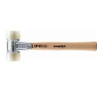 Maillet BASEPLEX, Nylon / nylon avec boîtier en zinc moulé et manche en bois - D=30 mm - 3908.030 G