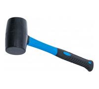 MAILLET BGS 355 mm-TETE Ø 70 mm-CAOUTCHOUC MANCHE FIBRE DE VERRE-900 g