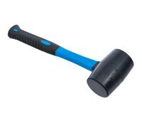 MAILLET BGS DIAMETRE 60 mm CAOUTCHOUC MANCHE FIBRE DE VERRE-500 g