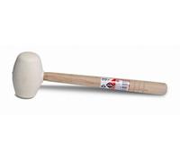 Maillet caoutchouc Blanc pointe ronde 250 g - 66905