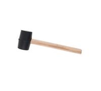 maillet caoutchouc Marteau en caoutchouc à manche rond en bois massif for installation de carrelage au sol(249MM)