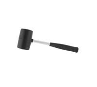 maillet caoutchouc Marteau en caoutchouc noir non élastique for carrelage avec tête ronde et manche antidérapant Outil à main de bricolage(265mm)