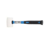 BGS technic - Maillet caoutchouc BGS 1965, 250 g, manche fibres de verre, blanc/bleu/noir, 48 mm
