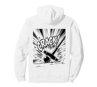 Maillet d'action Speed Lines de Style Manga Sweat à Capuche