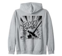 Maillet d'action Speed Lines de Style Manga Sweat à Capuche