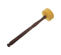 Maillet de Bol Chantant Léger pour Bol Sonore de Bouddha, Jaune | Bâtonnet Portable, Prise Confortable, pour Contemplation et Gong, Accessoire de Bol de Guérison