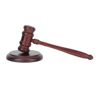 Maillet de marteau vente aux enchères en bois | Jeu de rôle for avocat, marteau en bois et bloc sonore(Color 02)