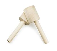 Maillet de poterie fait main | Maillet en bois pour argile, maillet de finition pour céramique, outil de finition confortable, outil polyvalent, marteau de poterie, pagaie pour argile, accessoires
