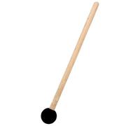 Maillet de Tambour à Tête en Caoutchouc Noir avec Manche en Hêtre, 1 Pièce