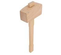 Maillet en bois, marteau à glace manuel, maillet en hêtre massif, marteau en bois de charpentier, outil à main pour le travail du bois (Grand 24 pouces)