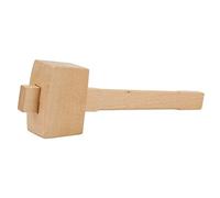 Maillet en bois, marteau à glace manuel, maillet en hêtre massif, marteau en bois de charpentier, outil à main pour le travail du bois (Petite taille)