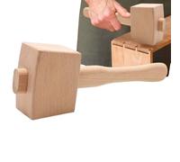 Maillet en bois - Marteau de charpentier multifonction pour le travail du bois, marteau en bois portable pour installer des objets, burins, sculpter et projets de bricolage à la maison, atelier, 25 cm