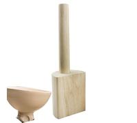 Maillet en bois pour argile - Pagaie de finition d'art en céramique | Marteau de poterie en bois | Outil de modélisation d'art en céramique au design ergonomique pour le travail du cuir, les projets