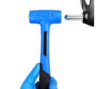 Maillet en caoutchouc - 26 cm, maillet en caoutchouc antidérapant en T | Marteau avec de frappe douce, marteau en nylon pour réparation de vélo, travail du bois, bricolage et bricolage