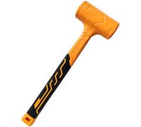 Maillet en caoutchouc 35,5 x 10,5 cm pour pose de carrelage et sol en marbre, absorption des vibrations anti-choc, poignée ergonomique antidérapante, usage professionnel (petit)