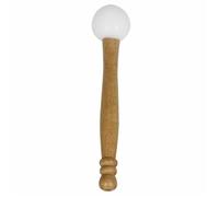 Maillet en caoutchouc Baguette pour bol chantant en cristal Manche en bois Manche en bois de son professionnel Attaquant avec