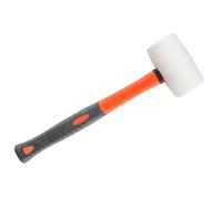 Maillet en Caoutchouc Blanc 34 × 10,3 cm, Mini maillet pour la Pose de carrelage, idéal pour la rénovation et Le Montage de Meubles | Outils de Construction Essentiels