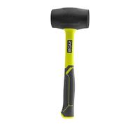 Ryobi Maillet en caoutchouc RHHM450 – 450 g – Manche en fibre de verre – Noir
