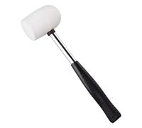 maillet en caoutchouc, Lot de 2 marteaux d'installation carrelage robustes en caoutchouc blanc for frapper les carreaux et céramique