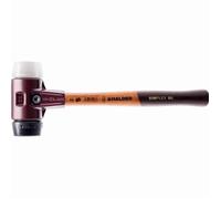 Maillet en caoutchouc/plastique HALDER Simplex 40mm - pour pavage, construction, jardinage et menuiserie