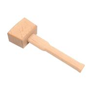 Maillet en Hêtre pour Travail du Bois et Sculpture du Cuir, Manche Lisse | Frappe Douce, Contrôle Précis, Poignée sans Échardes, Surface Polie, pour Menuisiers et Artisans Pratiquant la Sculpture