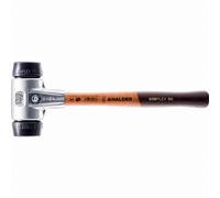 Maillet HALDER SIMPLEX Caoutchouc chargé avec boîtier en aluminium et manche en bois - D=30 mm - 3102.030