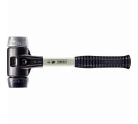 Halder Maillet SIMPLEX 3729.040 - Caoutchouc chargé/métal doux, manche en fibre de verre D 40 mm