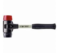 Maillet HALDER SIMPLEX Caoutchouc chargé / plastique avec boîtier en fonte malléable renforcée et manche en fibre de verre - D=50 mm - 3726.050
