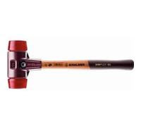 Maillet HALDER SIMPLEX Plastique avec boîtier en fonte malléable et manche en bois - D=50 mm - 3006.050 G