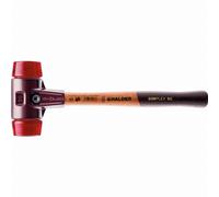 Maillet HALDER SIMPLEX Plastique avec boîtier en fonte malléable et manche en bois - D=50 mm - 3006.050