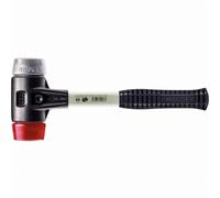 Maillet HALDER SIMPLEX Plastique / métal doux avec boîtier en fonte malléable renforcée et manche en fibre de verre - D=50 mm - 3769.050