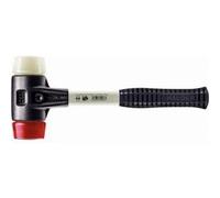 Maillet HALDER SIMPLEX plastique / nylon avec boîtier en fonte malléable renforcée et manche en fibre de verre - D=30 mm - 3768.030 G