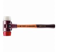 Maillet HALDER SIMPLEX plastique / superplastique avec boîtier en fonte malléable et manche en bois - D=30 mm - 3067.030