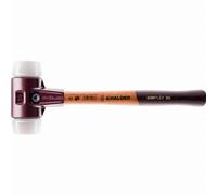 Maillet HALDER SIMPLEX Superplastique avec boîtier en fonte malléable et manche en bois - D=80 mm - 3007.080