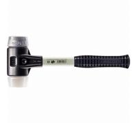 Maillet HALDER SIMPLEX Superplastique / métal doux avec boîtier en fonte malléable renforcée et manche en fibre de verre - D=80 mm - 3779.080