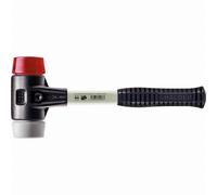 Maillet HALDER SIMPLEX TPE moyen / plastique avec boîtier en fonte malléable renforcée et manche en fibre de verre - D=30 mm - 3736.030