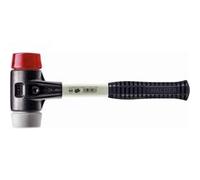 Maillet HALDER SIMPLEX TPE moyen / plastique avec boîtier en fonte malléable renforcée et manche en fibre de verre - D=40 mm - 3736.040 G