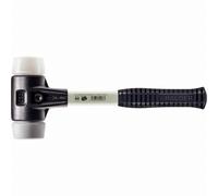 Halder Maillet SIMPLEX TPE 3737.040 Ø40 mm, boîtier fonte malléable renforcé, manche fibre de verre